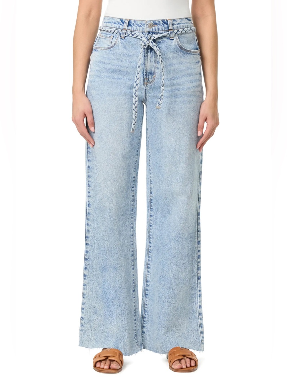 NWT Kensie Carla Belted Wide Leg Jeans 10/30